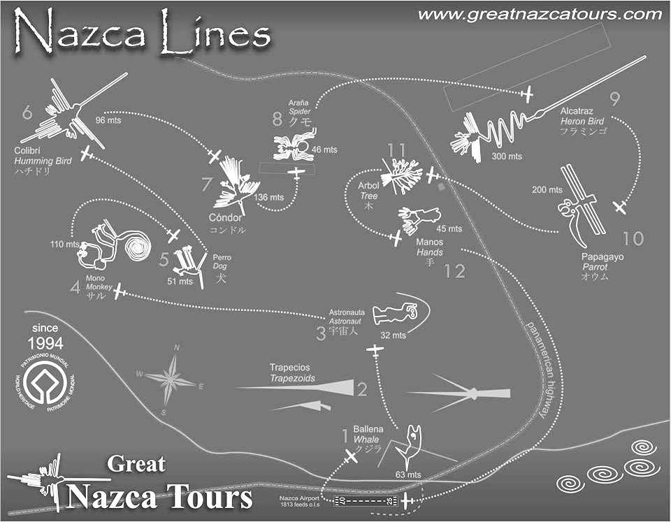 nazca lines map